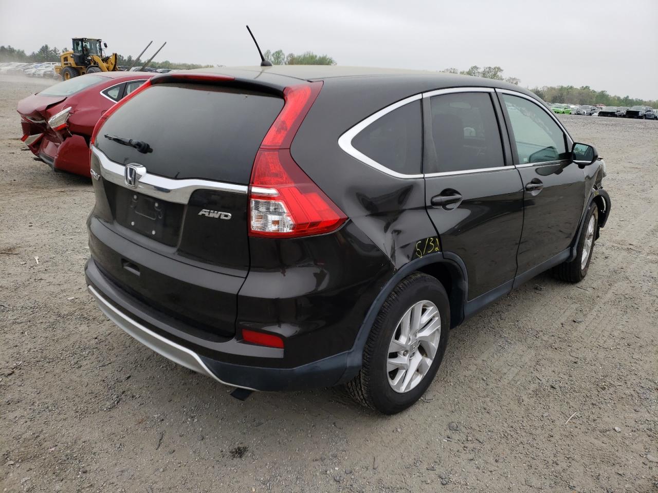 Photo 4 from auction – 2016 HONDA CR-V EX with VIN 2HKRM4H59GH662241