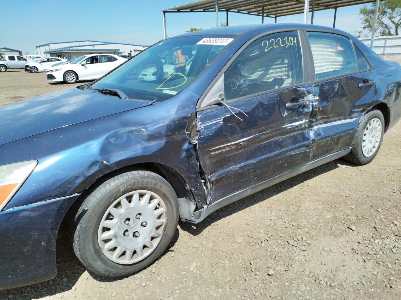 Photo 10 from auction – 2007 HONDA ACCORD VAL with VIN JHMCM561X7C017457