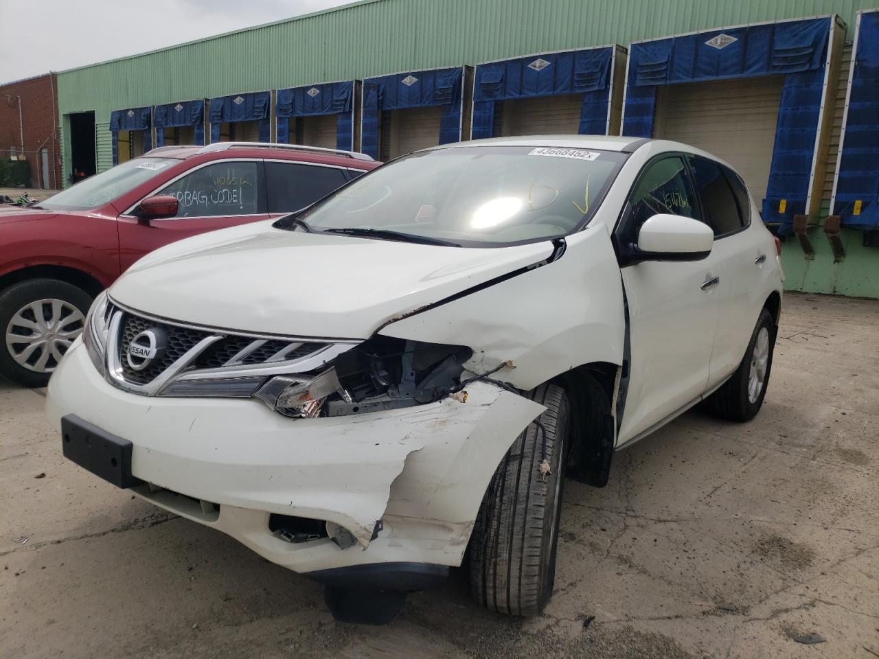 Photo 2 from auction – 2011 NISSAN MURANO S with VIN JN8AZ1MW7BW157771