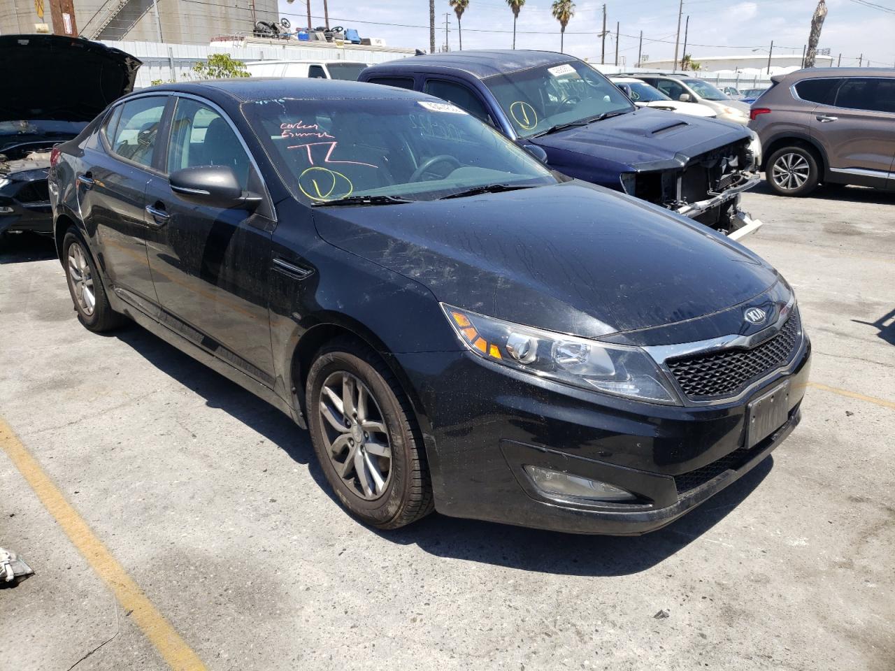 KIA OPTIMA LX 2013 with VIN 5XXGM4A71DG124577 - Photo from auction