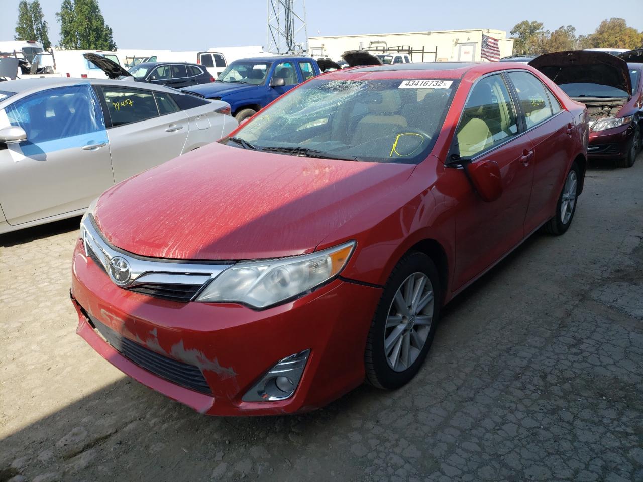 Photo 2 from auction – 2012 TOYOTA CAMRY BASE with VIN 4T4BF1FK3CR179137