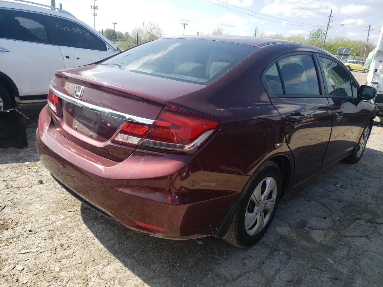 Photo 4 from auction – 2013 HONDA CIVIC LX with VIN 2HGFB2F54DH583310