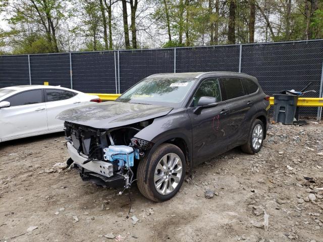 Photo 2 from auction – 2021 TOYOTA HIGHLANDER with VIN 5TDDZRBH6MS545010