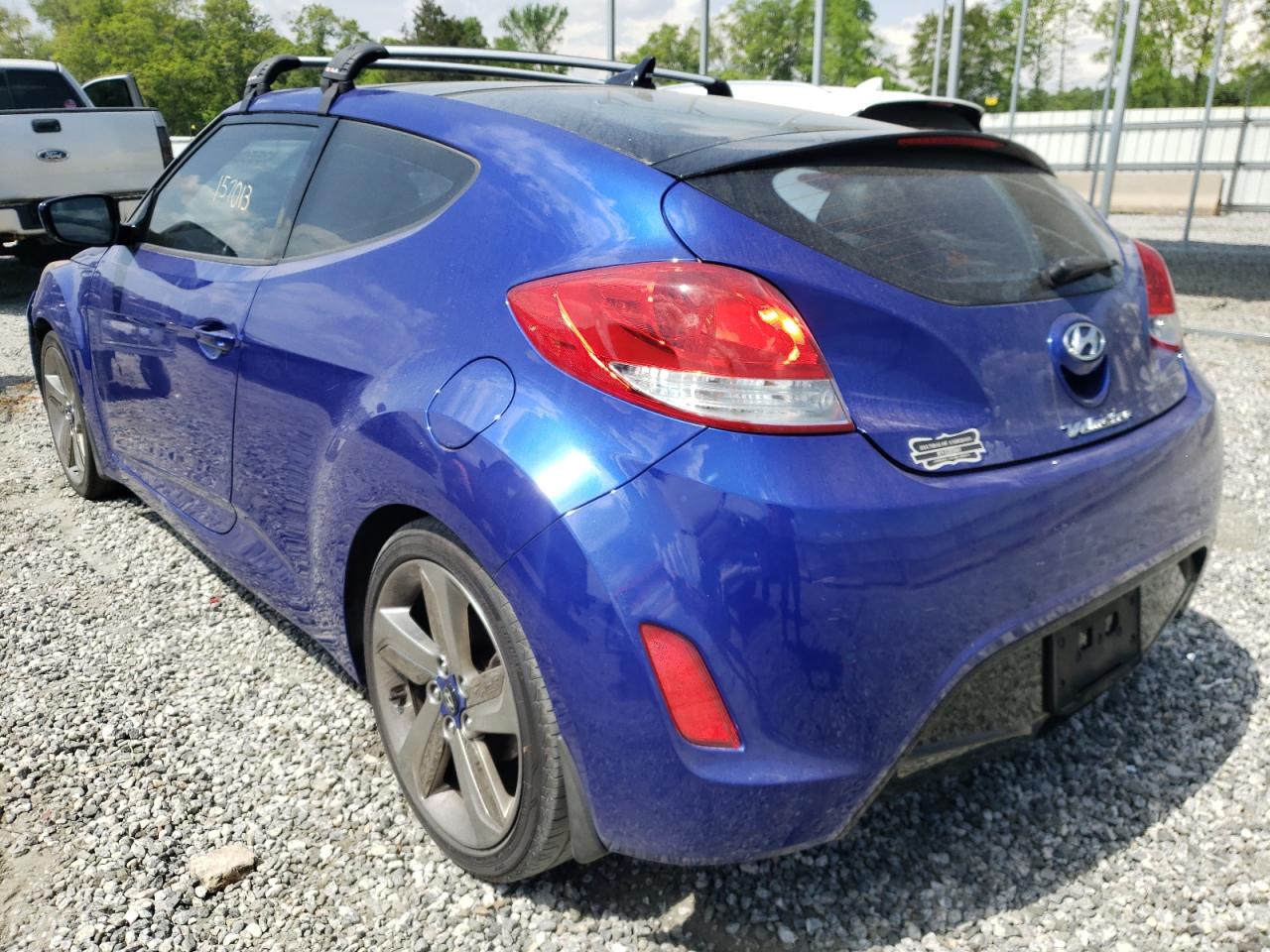 Photo 3 from auction – 2012 HYUNDAI VELOSTER with VIN KMHTC6AD3CU079276