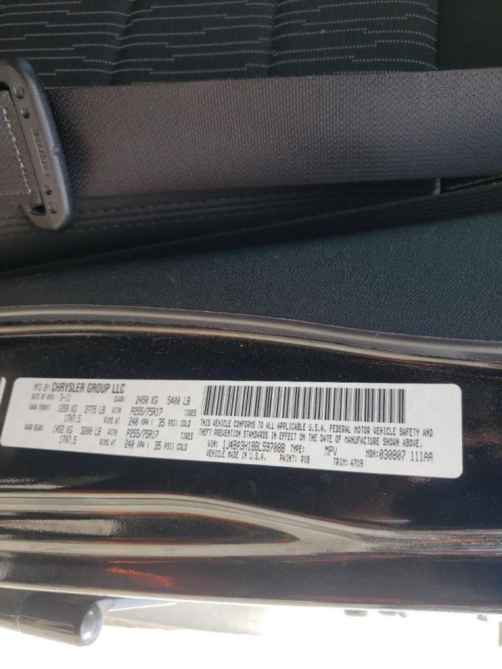 Photo 10 from auction – 2011 JEEP WRANGLER U with VIN 1J4BA3H18BL597088