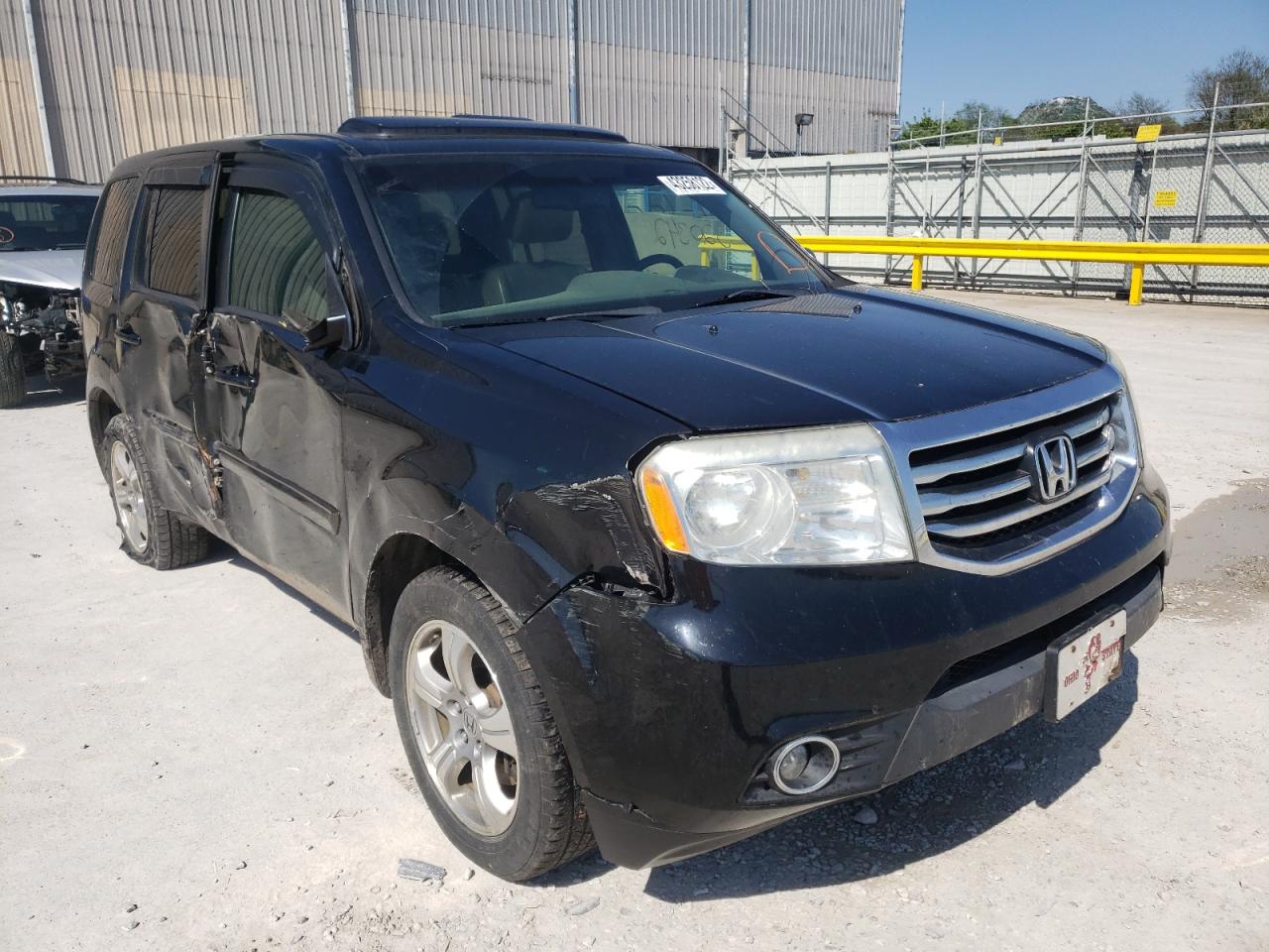 HONDA PILOT EXL 2013 with VIN 5FNYF4H53DB040816 - Photo from auction