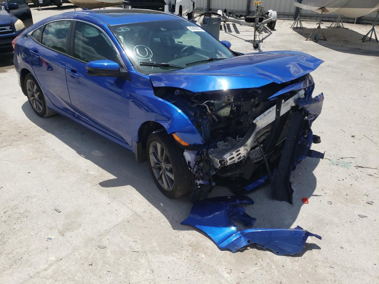 Photo 1 from auction – 2019 HONDA CIVIC EX with VIN 19XFC1F32KE007440