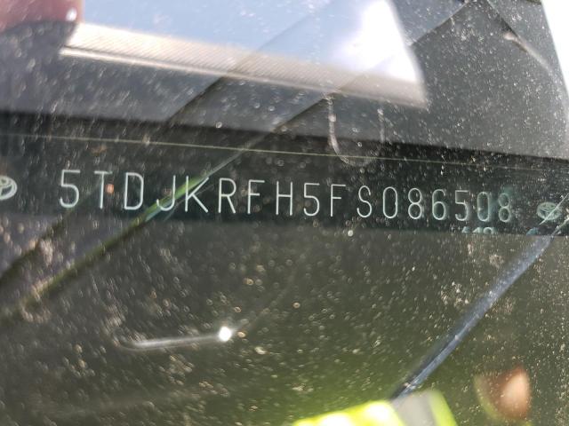 Photo 10 from auction – 2015 TOYOTA HIGHLANDER with VIN 5TDJKRFH5FS086508