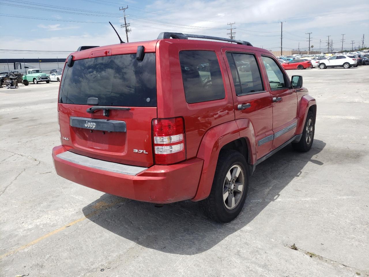 Photo 4 from auction – 2008 JEEP LIBERTY SP with VIN 1J8GN28K58W248666