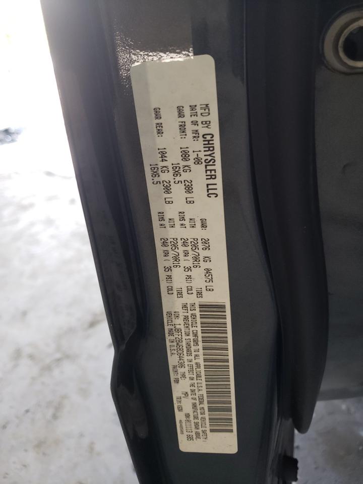 Photo 10 from auction – 2008 JEEP PATRIOT SP with VIN 1J8FF28W68D644306