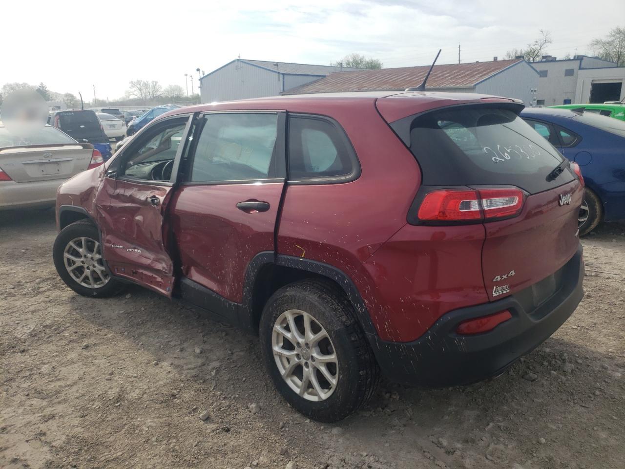 Photo 3 from auction – 2014 JEEP CHEROKEE S with VIN 1C4PJMAB9EW265300