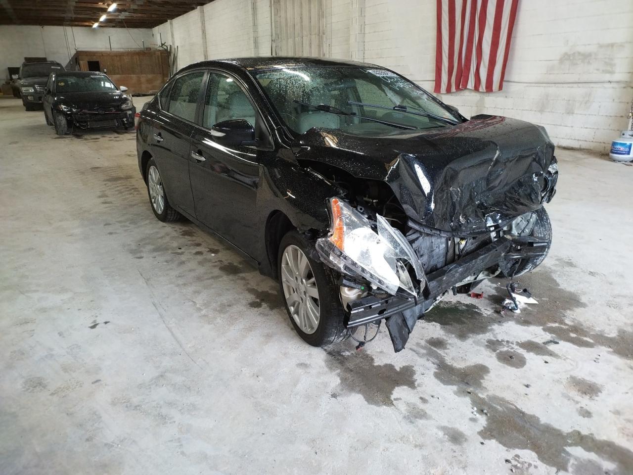 NISSAN SENTRA S 2013 with VIN 3N1AB7AP4DL614533 - Photo from auction