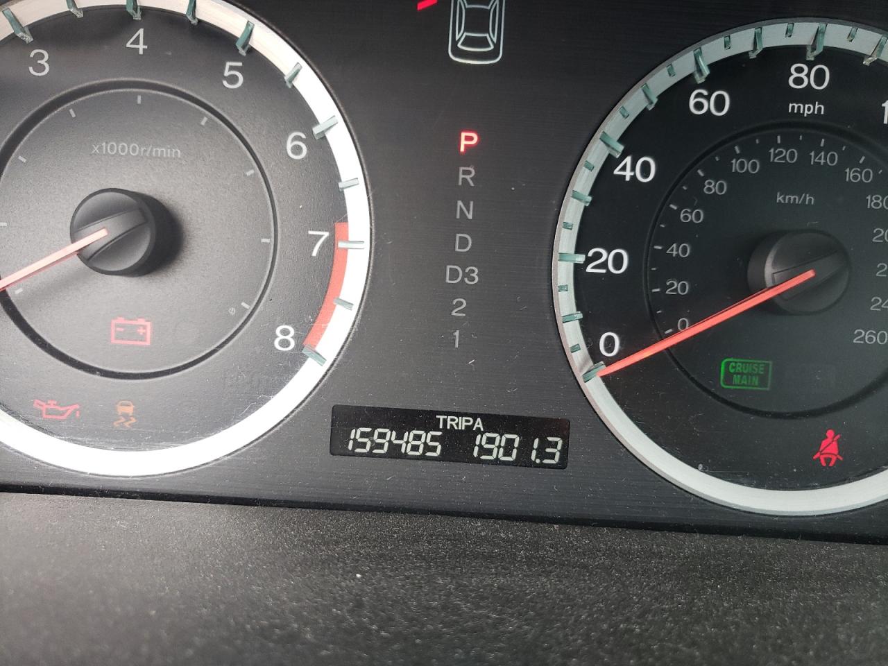 Photo 8 from auction – 2012 HONDA ACCORD LX with VIN 1HGCP2F38CA100479