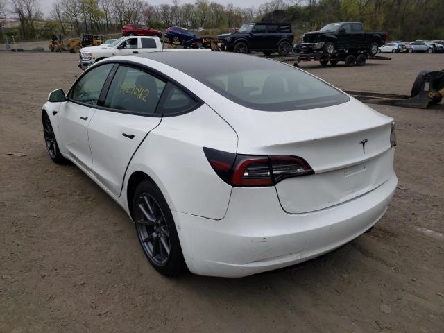 Photo 3 from auction – 2021 TESLA MODEL 3 with VIN 5YJ3E1EA3MF991739