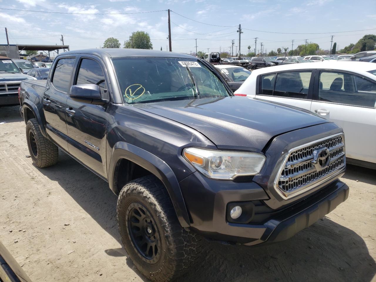 TOYOTA TACOMA DOU 2017 with VIN 3TMAZ5CN6HM040722 - Photo from auction