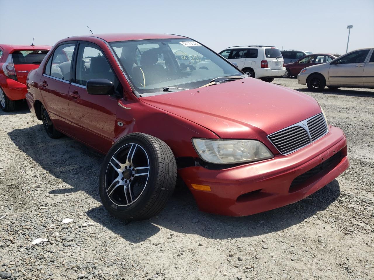 MITSUBISHI LANCER 2002 with VIN JA3AJ26E62U032087 - Photo from auction