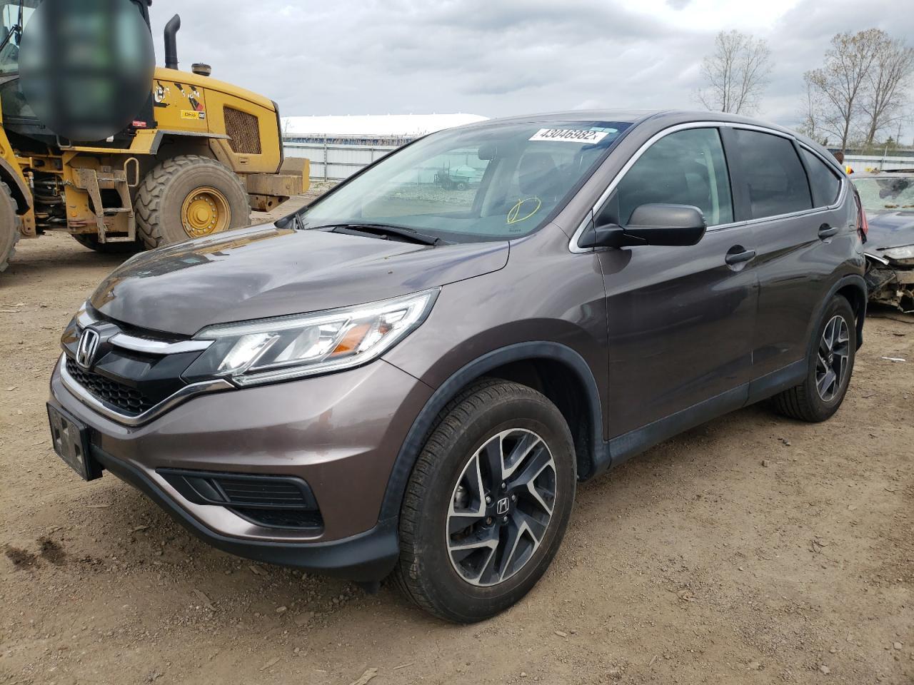Photo 2 from auction – 2016 HONDA CR-V SE with VIN 2HKRM4H42GH654845