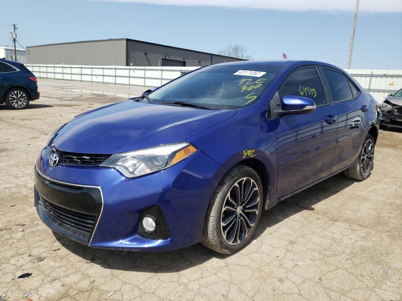 Photo 2 from auction – 2016 TOYOTA COROLLA L with VIN 5YFBURHE2GP545506