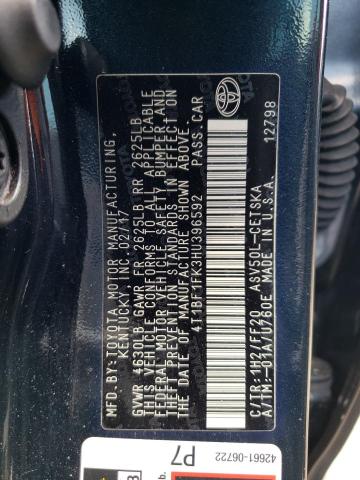Photo 10 from auction – 2017 TOYOTA CAMRY LE with VIN 4T1BF1FK3HU396592