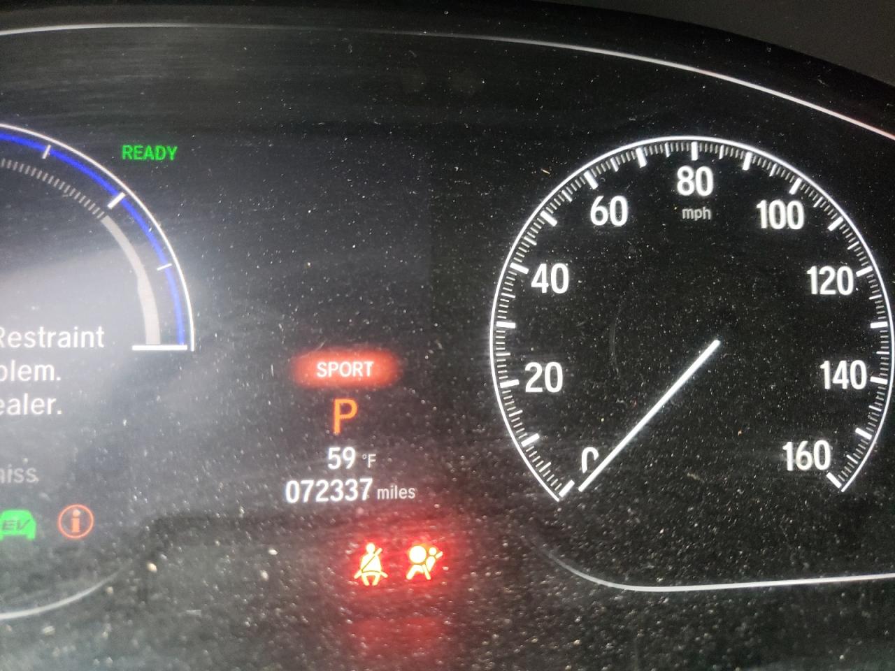 Photo 8 from auction – 2020 HONDA INSIGHT EX with VIN 19XZE4F50LE003592