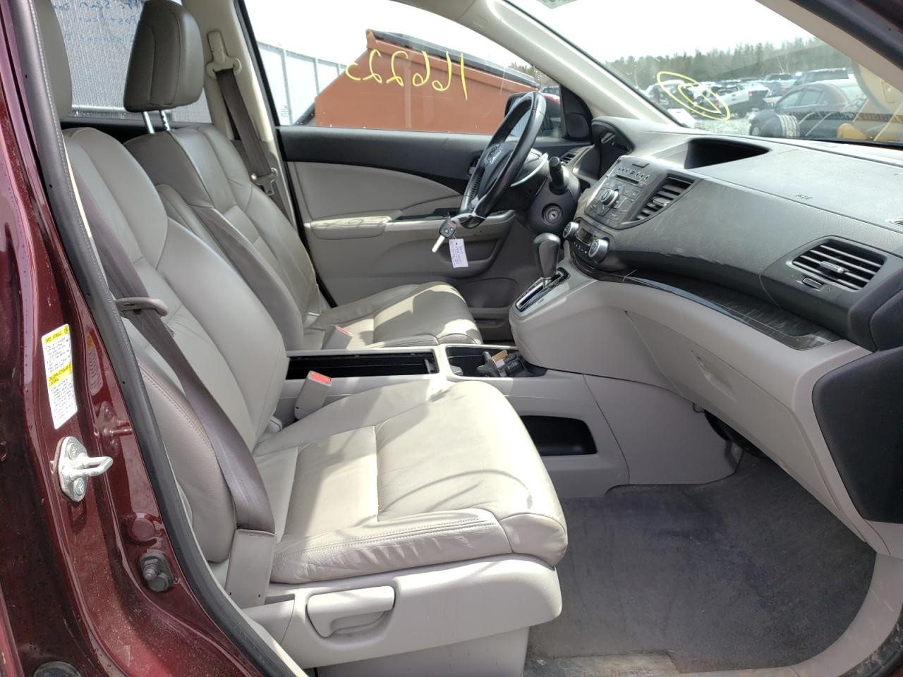 Photo 5 from auction – 2013 HONDA CR-V EXL with VIN 2HKRM4H73DH102650