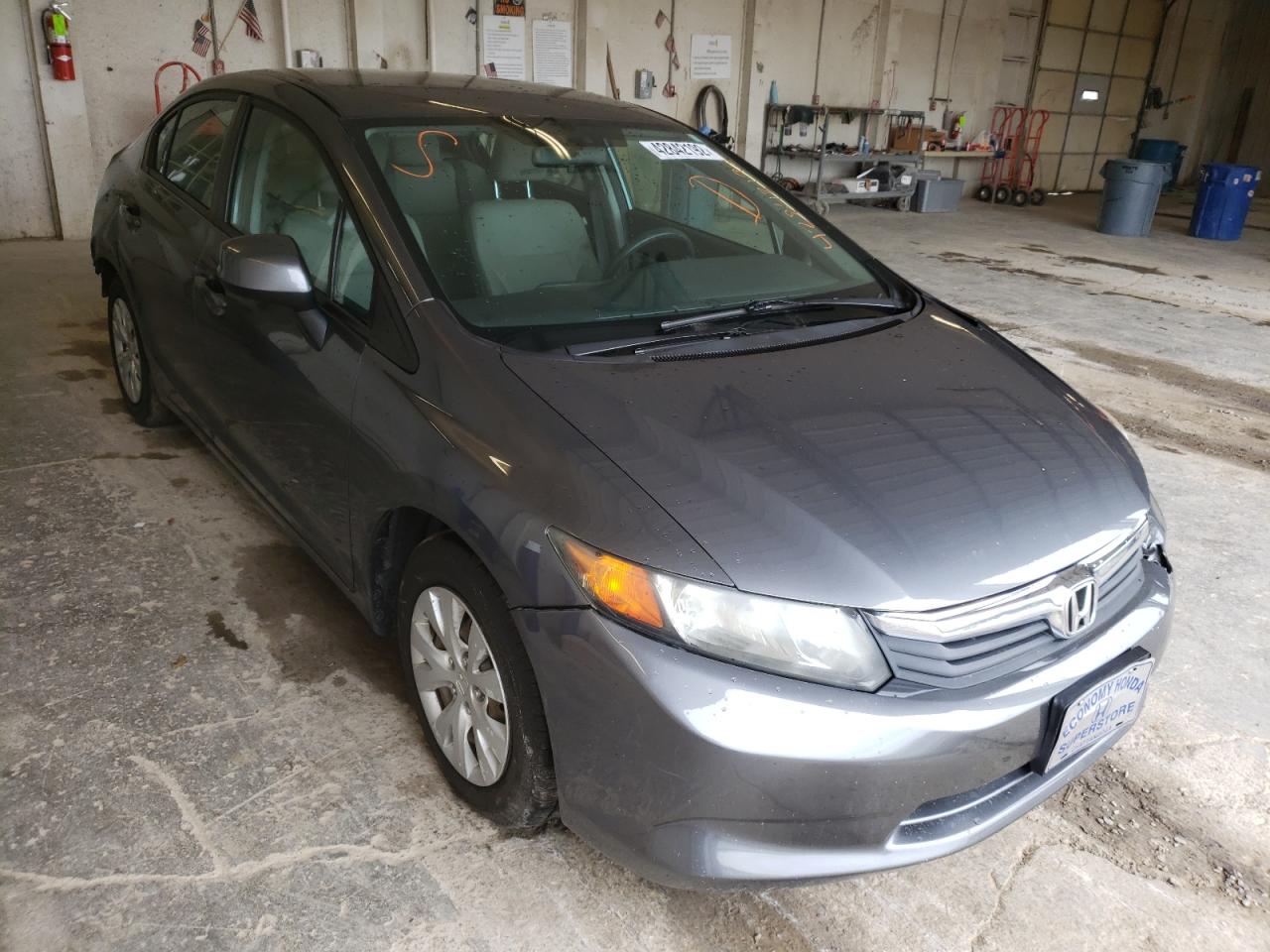 Photo 4 from auction – 2012 HONDA CIVIC LX with VIN 19XFB2F58CE062812
