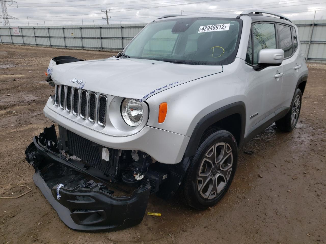 Photo 2 from auction – 2016 JEEP RENEGADE L with VIN ZACCJBDT3GPD35395