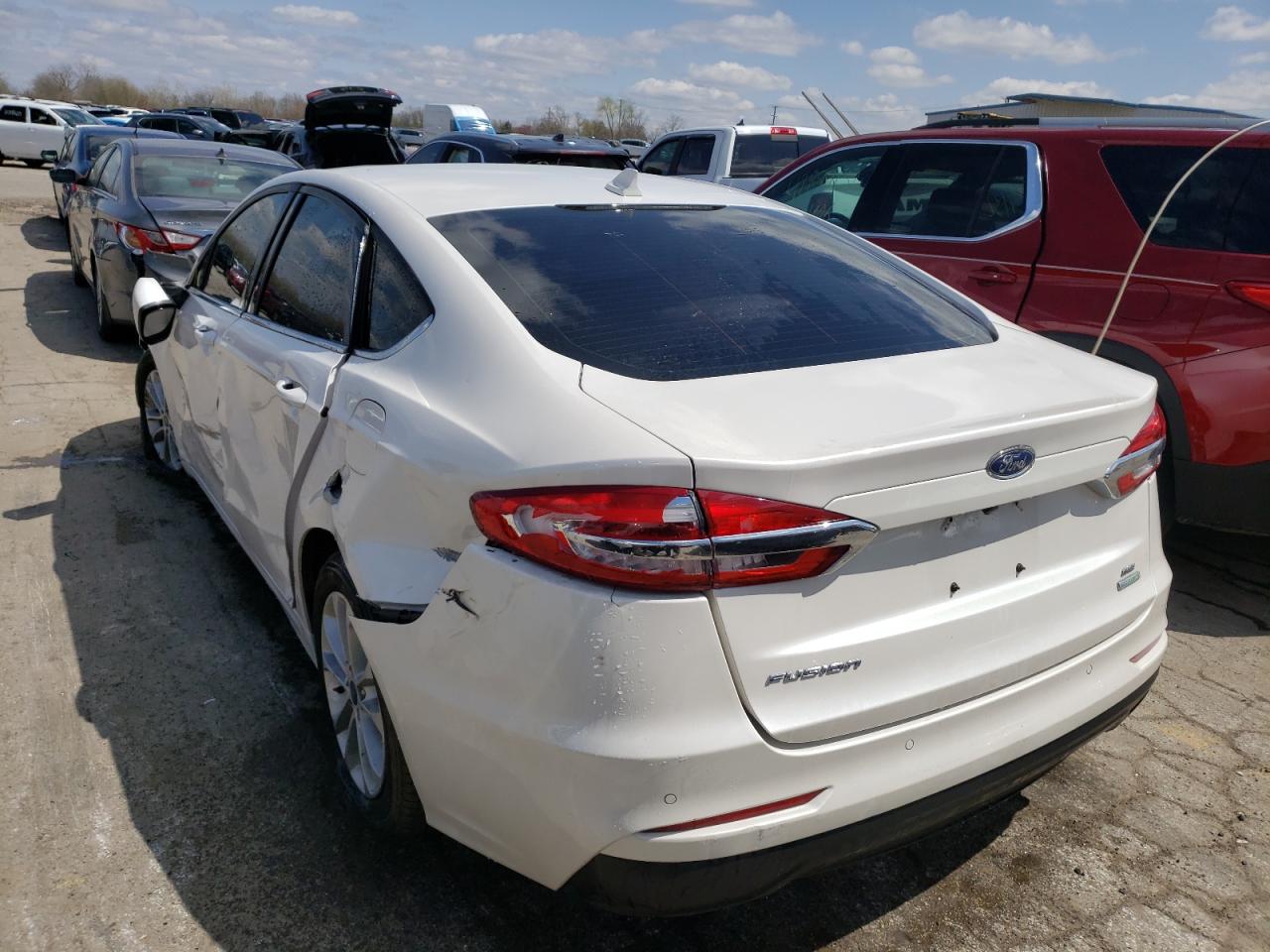 Photo 3 from auction – 2020 FORD FUSION SE with VIN 3FA6P0HD4LR226453