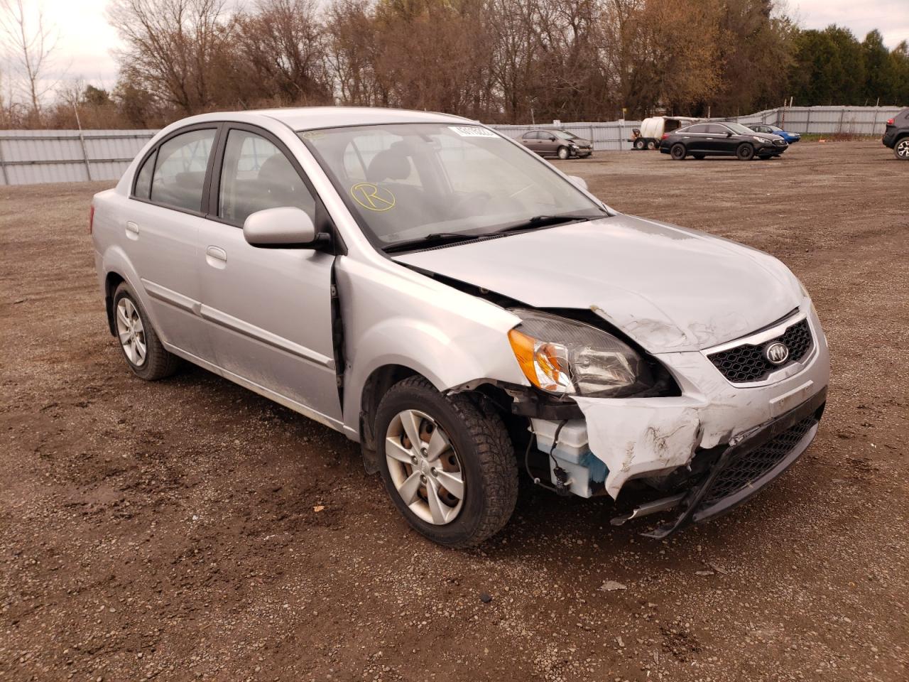 KIA RIO BASE 2011 with VIN KNADH4B33B6952142 - Photo from auction