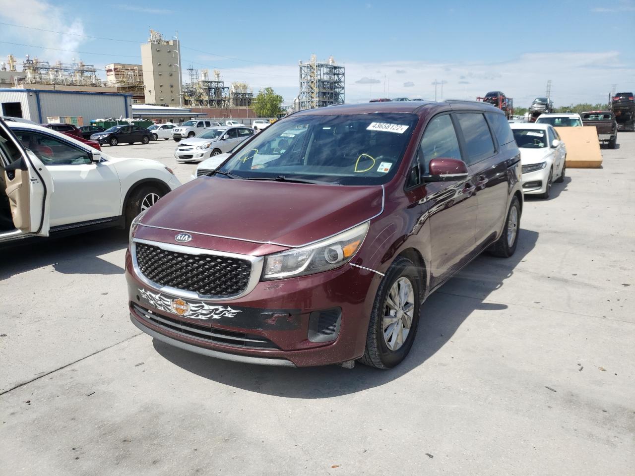 Photo 2 from auction – 2015 KIA SEDONA LX with VIN KNDMB5C15F6040190
