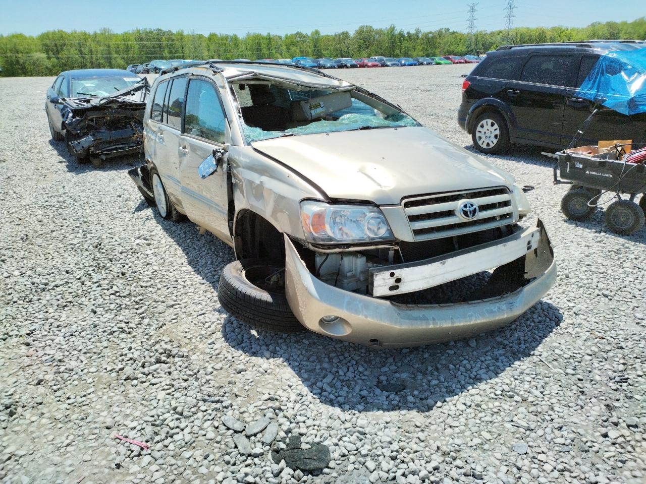 TOYOTA HIGHLANDER 2005 with VIN JTEEP21A850081594 - Photo from auction