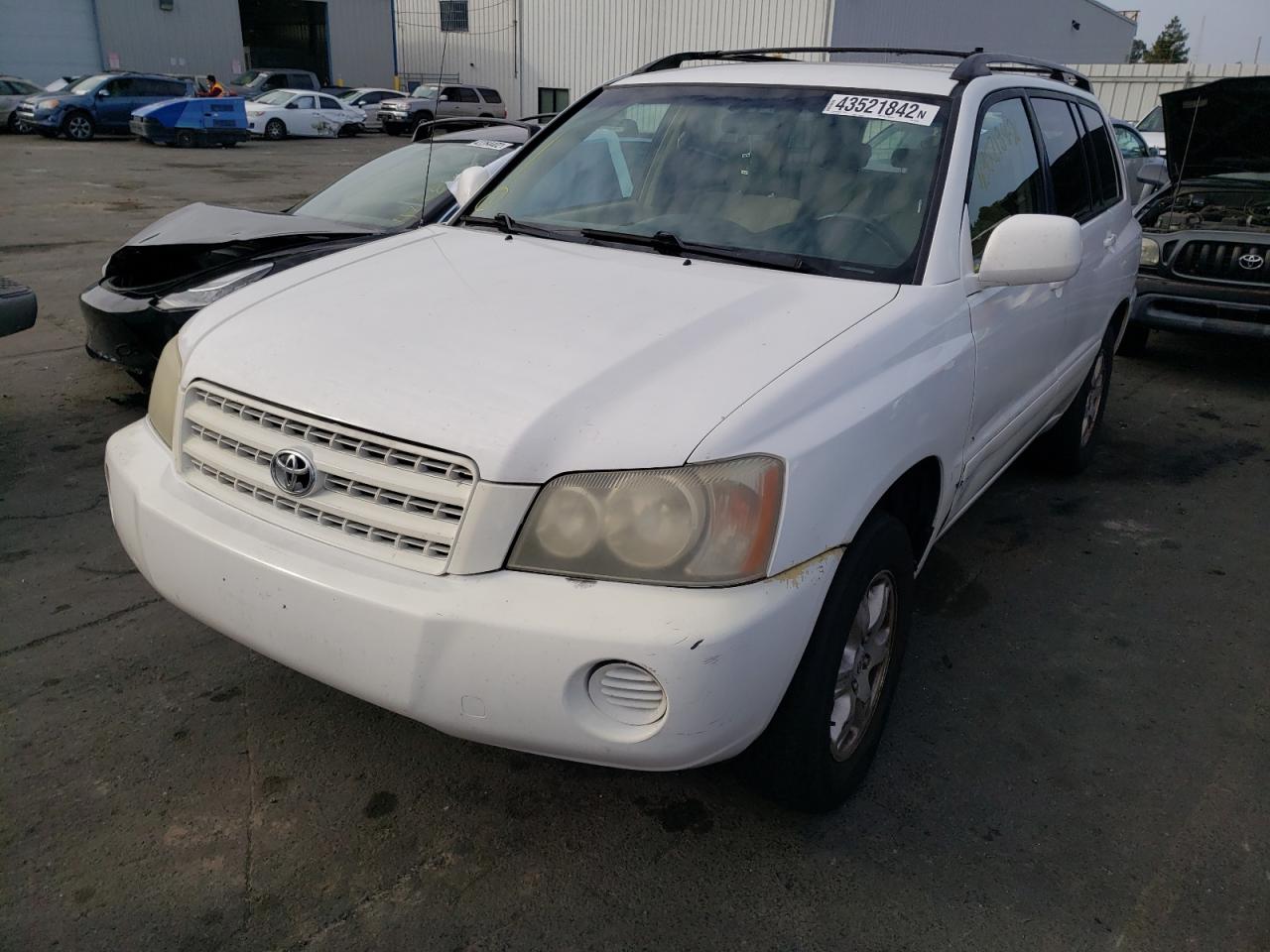 Photo 2 from auction – 2002 TOYOTA HIGHLANDER with VIN JTEHD21A920012902