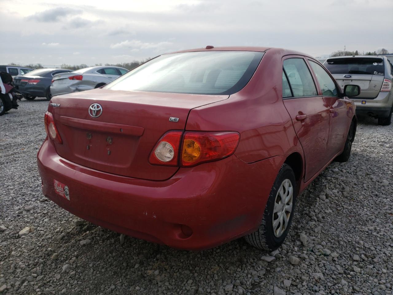 Photo 4 from auction – 2009 TOYOTA COROLLA BA with VIN 1NXBU40E79Z038150