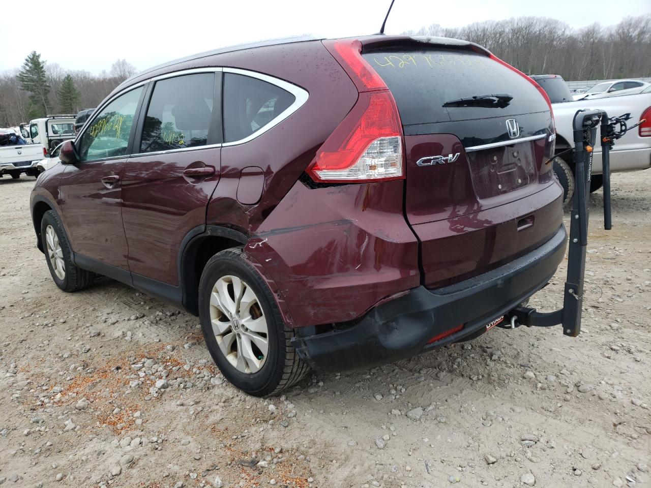 Photo 3 from auction – 2013 HONDA CR-V EXL with VIN 5J6RM4H76DL010194