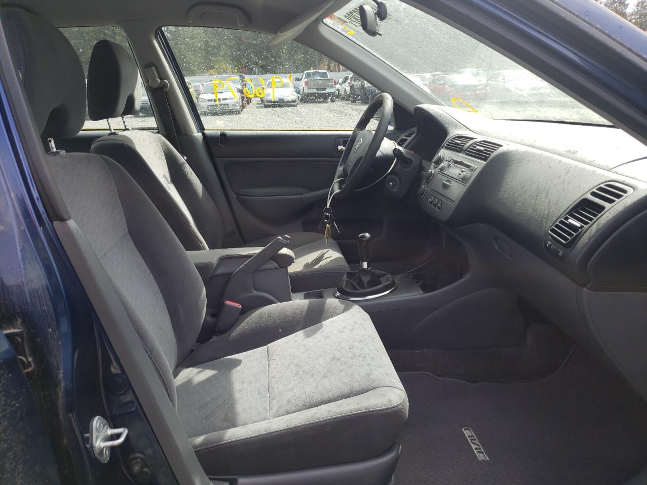 Photo 5 from auction – 2005 HONDA CIVIC HYBR with VIN JHMES95625S008726