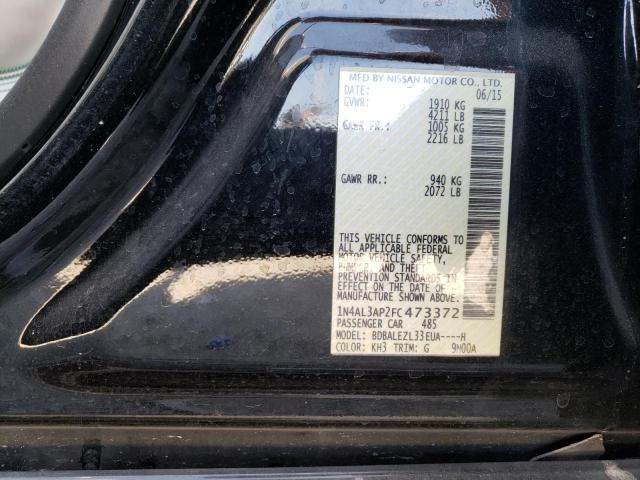 Photo 10 from auction – 2015 NISSAN ALTIMA 2.5 with VIN 1N4AL3AP2FC473372