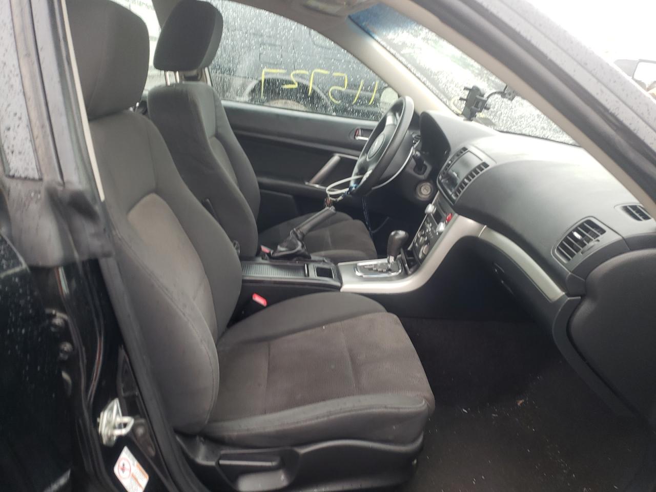 Photo 5 from auction – 2009 SUBARU LEGACY 2.5 with VIN 4S3BL616697228899