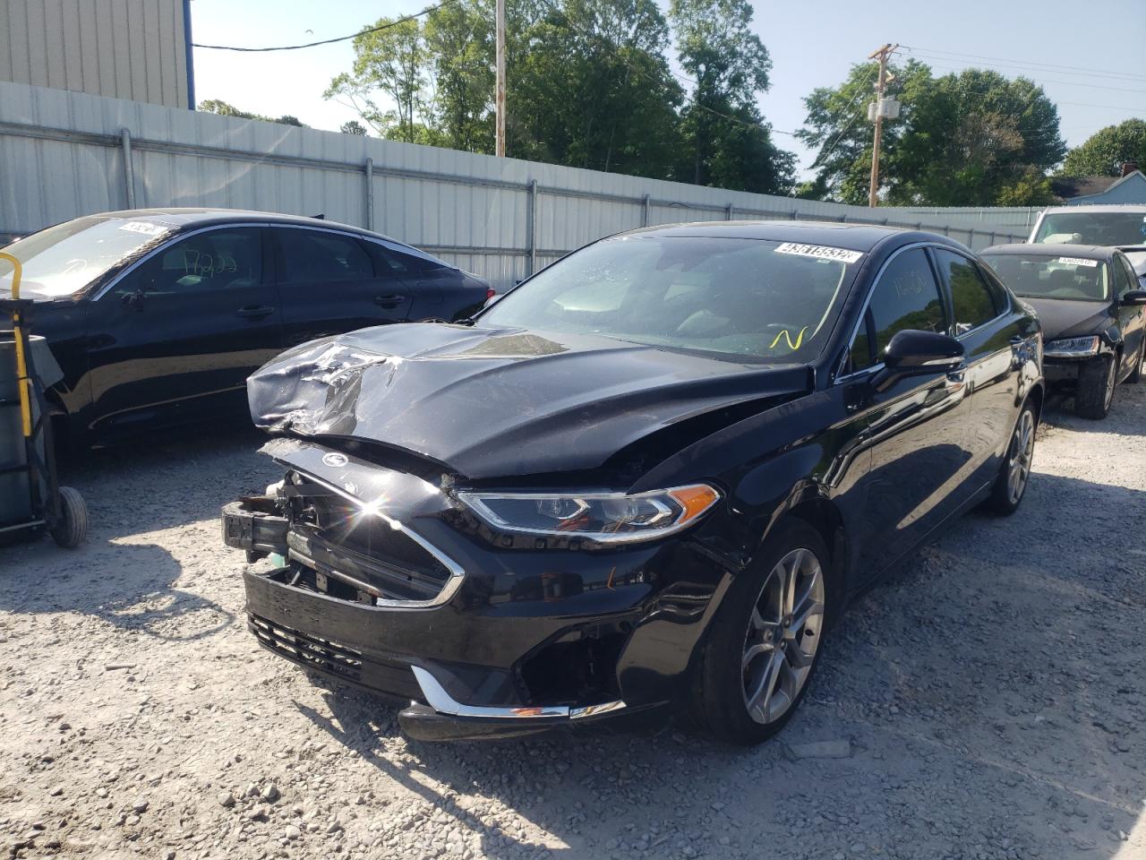 Photo 2 from auction – 2019 FORD FUSION SEL with VIN 3FA6P0CD0KR253168