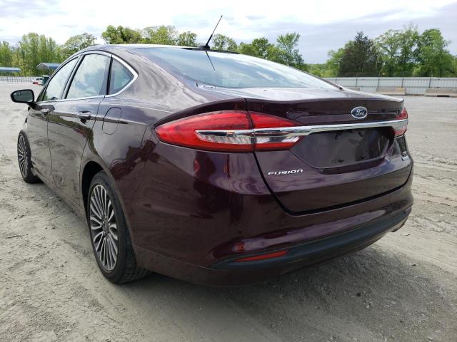 Photo 3 from auction – 2018 FORD FUSION SE with VIN 3FA6P0HD3JR114353