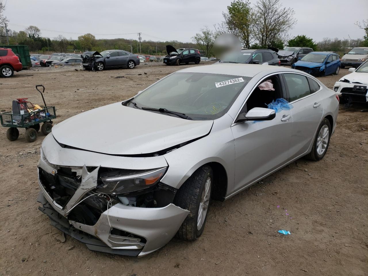 Photo 2 from auction – 2016 CHEVROLET MALIBU LT with VIN 1G1ZE5ST9GF321743