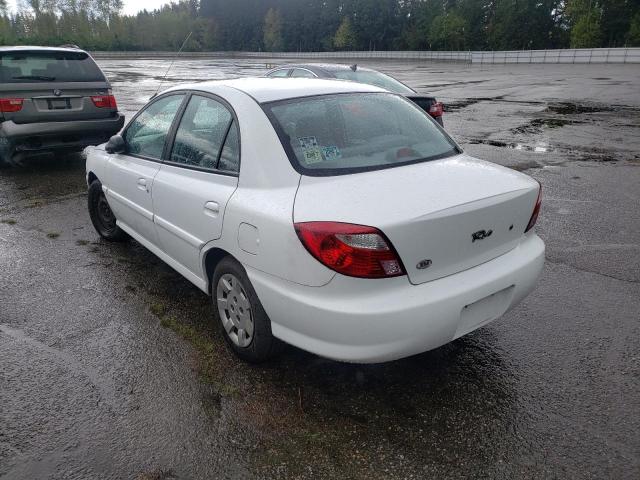 Photo 3 from auction – 2002 KIA RIO with VIN KNADC123926143905