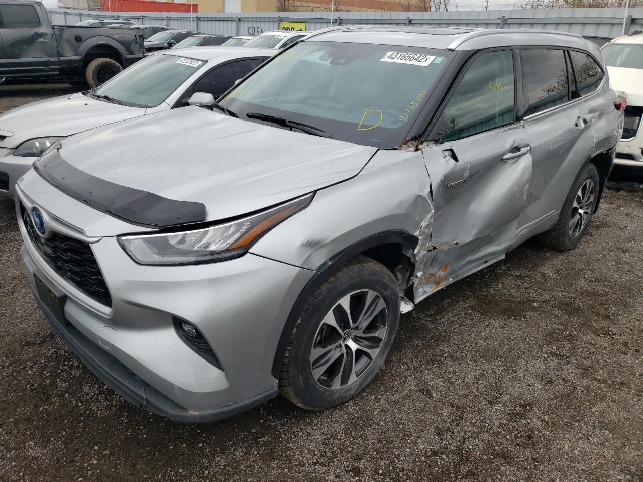 Photo 2 from auction – 2020 TOYOTA HIGHLANDER with VIN 5TDGBRCH0LS012181