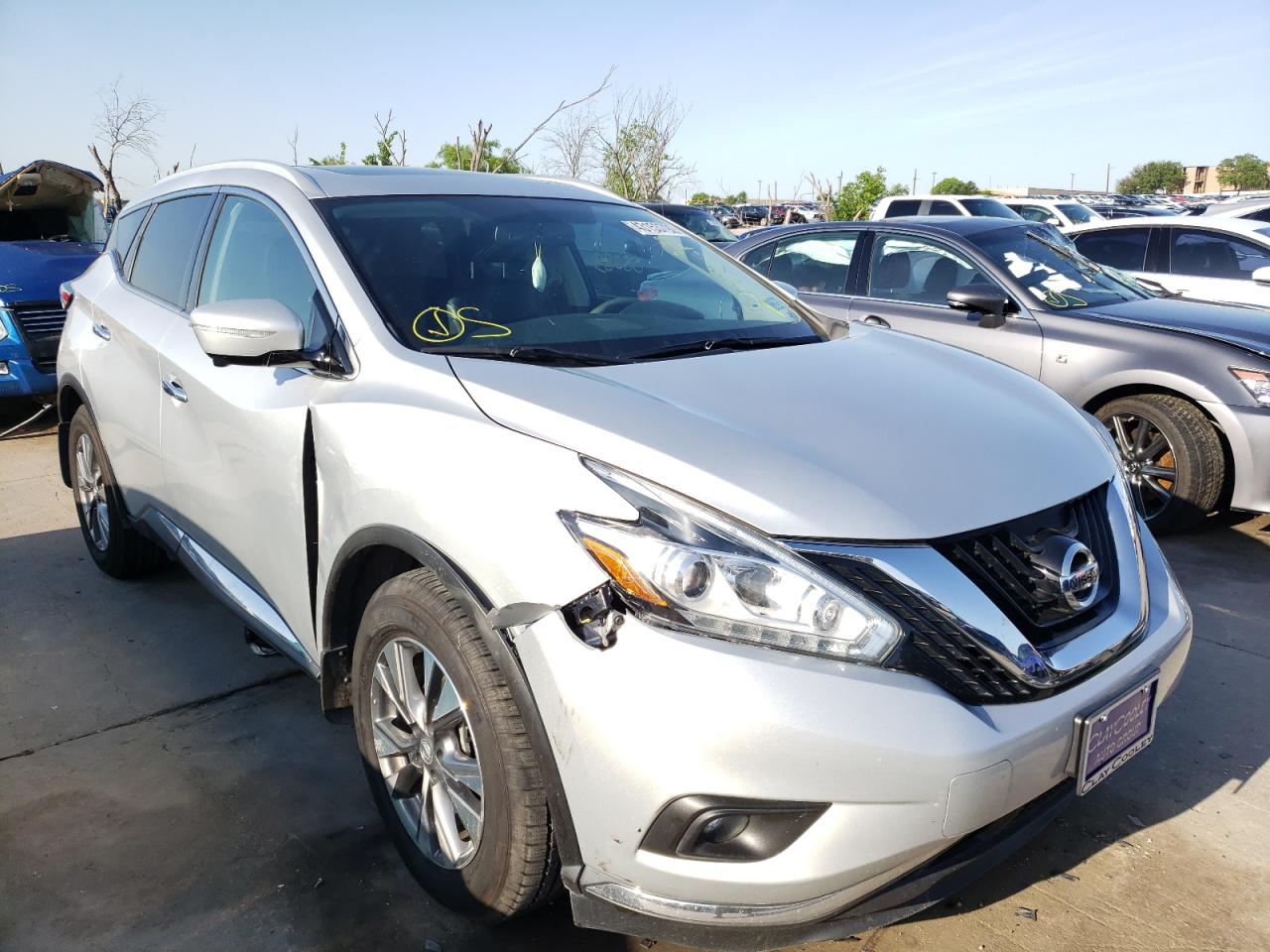 Photo 1 from auction – 2015 NISSAN MURANO S with VIN 5N1AZ2MG2FN205274