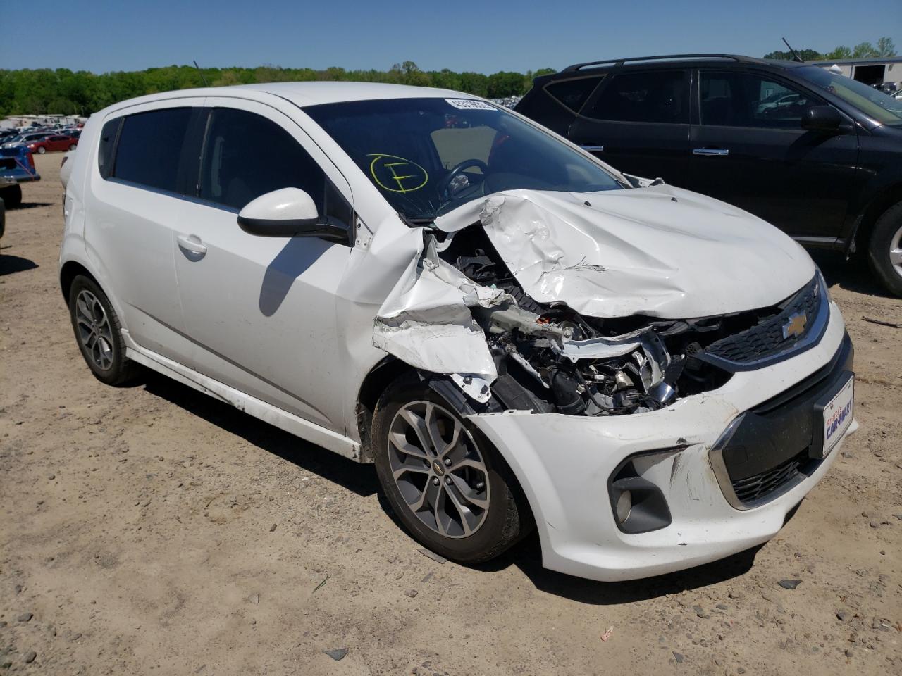 Photo 1 from auction – 2017 CHEVROLET SONIC LT with VIN 1G1JD6SH4H4129497