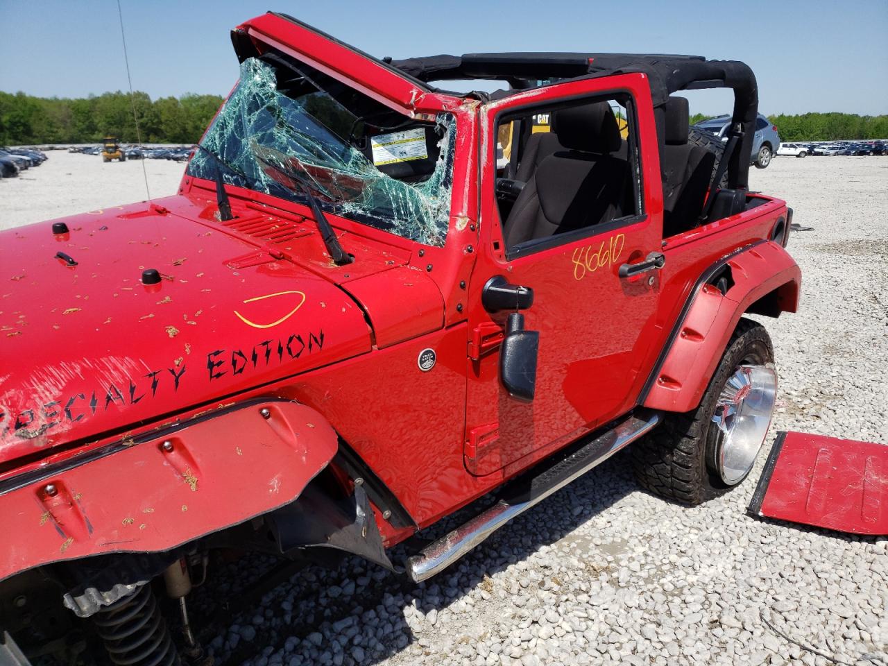 Photo 9 from auction – 2015 JEEP WRANGLER S with VIN 1C4AJWAG1FL674360