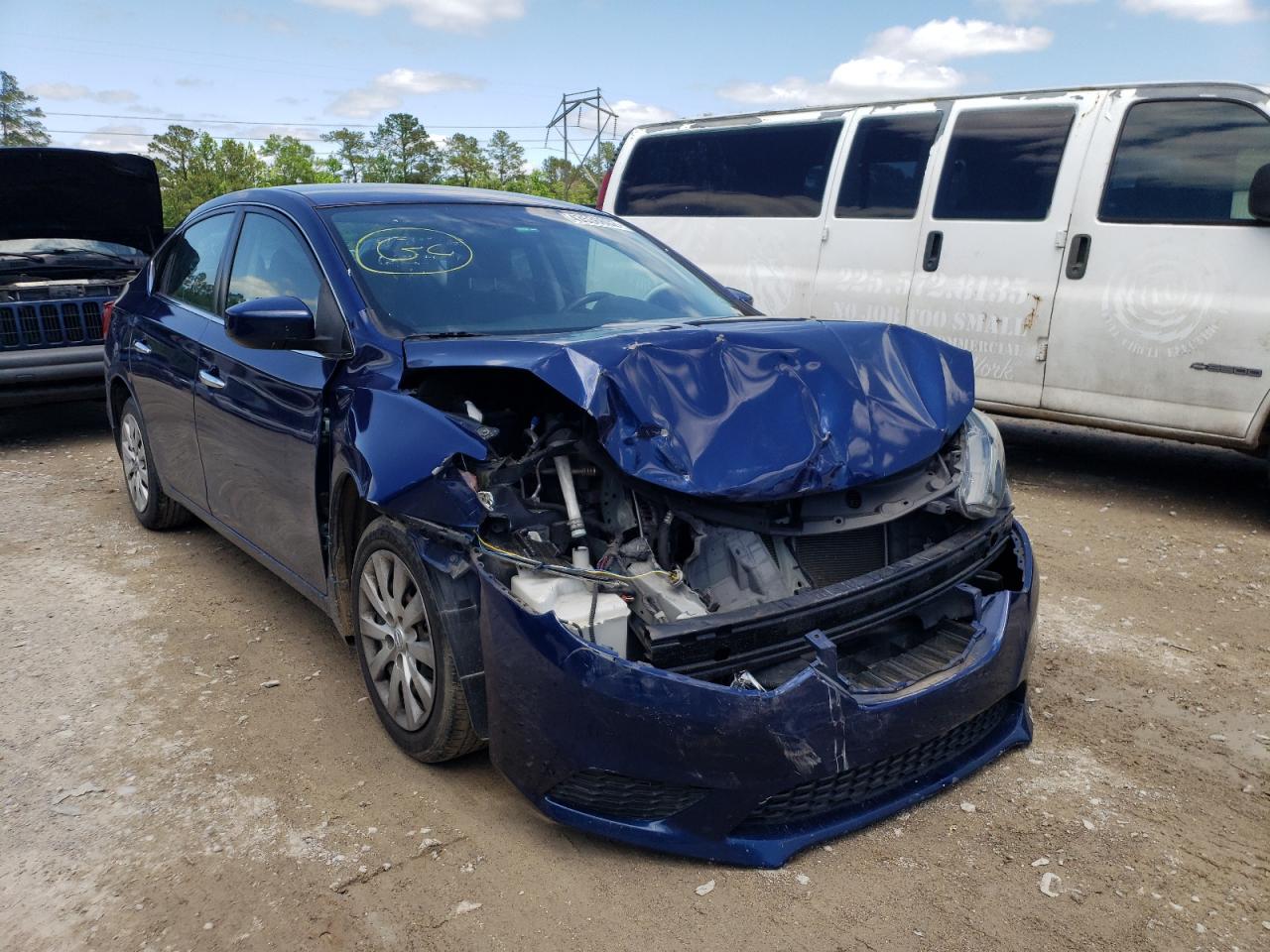 Photo 11 from auction – 2016 NISSAN SENTRA S with VIN 3N1AB7AP3GL684142