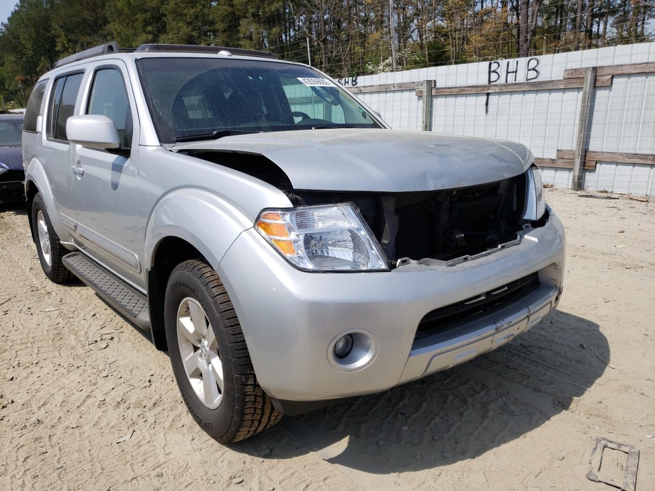 NISSAN PATHFINDER 2008 with VIN 5N1AR18B38C608106 - Photo from auction