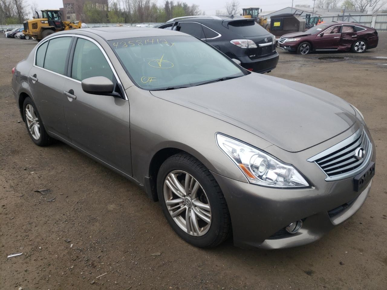 INFINITI G37 2011 with VIN JN1CV6AR5BM403601 - Photo from auction