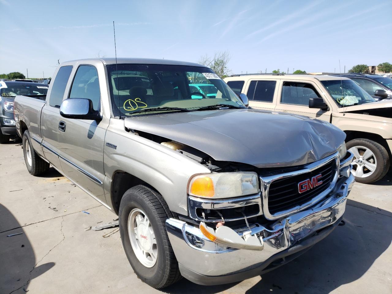 GMC NEW SIERRA 2001 with VIN 2GTEC19T611209331 - Photo from auction