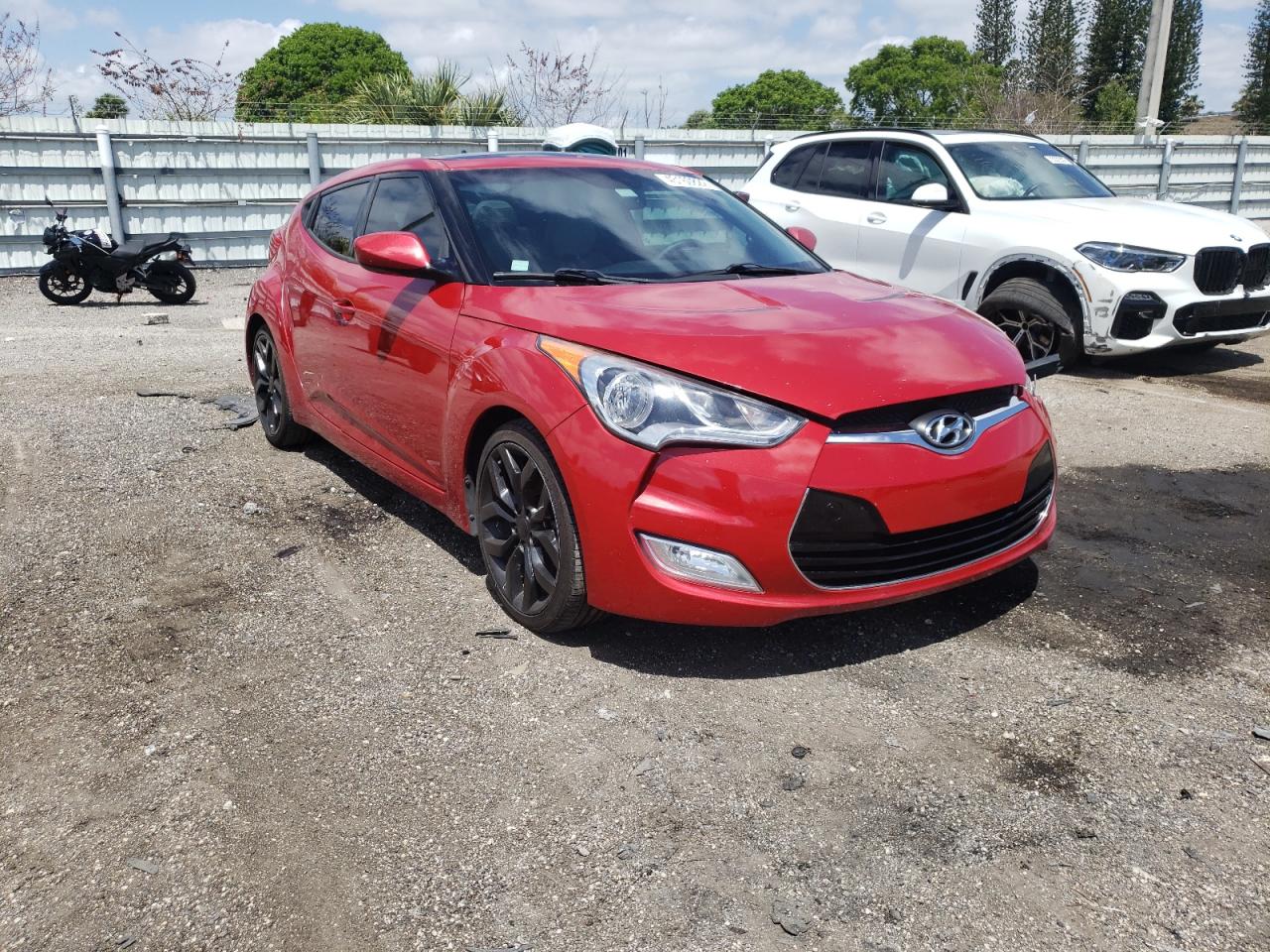 HYUNDAI VELOSTER 2013 with VIN KMHTC6AD0DU139967 - Photo from auction
